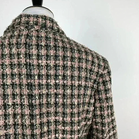 Vtg Jessica Howard blazer size 12 pink Gray tweed - Picture 9 of 12